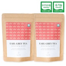 올바르다 유기농 얼그레이 티 차 홍차 티백, 2봉, 25개입, 1g