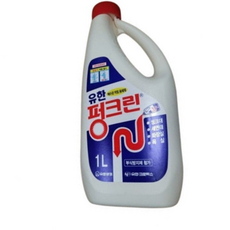 유한락스 펑크린 ()/배수구/세정제/클리너/뚫어뻥/액체/청소/크리너/배수관/막힘/대용량, 1박스, 1L