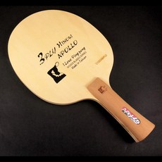 【雙兵桌球】 【PP】APOLLO 三夾檜木手工特製 橫拍, 1個, ST 82+/-1g