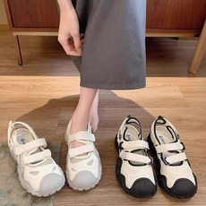 키높이 여성 샌들 통기성 4cm 여름 스트랩 슬리퍼 plu66141wl