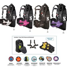SCUBAPRO HYDROS PRO BCD浮力背心(附專用裝備袋) 加送BC刀, MEN(黑),S