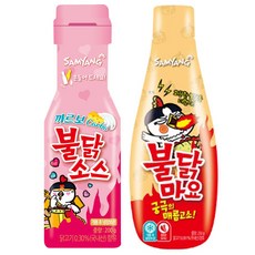 삼양 까르보 불닭소스+불닭마요소스, 1세트, 200g