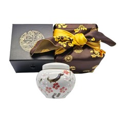 청밀당 도자기 꿀 1.2kg 고급 명품 케이스 국내산 선물세트, 야생화 꿀 명품 1.2kg (금 보자기증정), 1개