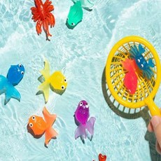 목욕장난감세트 물고기장난감 아기물놀이장난감 아기목욕장난감 유아물놀이용품 목욕놀이장난감, 물놀이뜰채세트