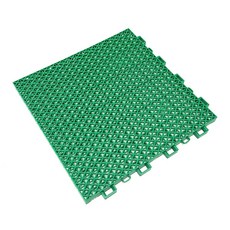 조립식 플라스틱 바닥재 깔판 타일 매트 물빠짐 데크 야외 베란다 농구장 욕실 화장실 세탁실 창고 세차장, 그린, 1개