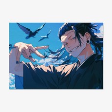 주술회전 펠트 패브릭포스터, FP애니_주술15, A4