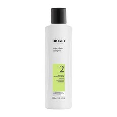 Nioxin 니옥신 시스템 2 두피 및 모발 두께 샴푸 자연 모발용 진행된 가늘어짐 개선 밀도 향상 니아신아마이드 비오틴 함유, 10.1 Fl Oz (Pack of 1), 1개
