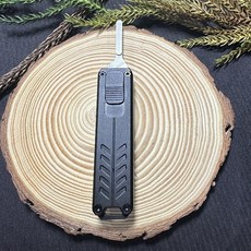 微型伸縮美工刀 CNC鋁合金製 多功能便攜戶外口袋刀, 1個, 黑色X-01