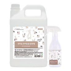 위아홈 반려동물 항균 탈취제 클린코튼향 4리터 + 500ml 증정 천연베이킹소다 함유, 1개, 4.5L