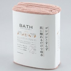 Carari 大浴巾 5倍吸水 速乾, 1個, 大浴巾-粉色, 粉色