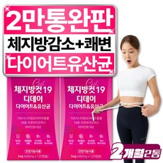 헬씨루틴 체지방컷 19 디데이 다이어트 유산균, 2개, 120정