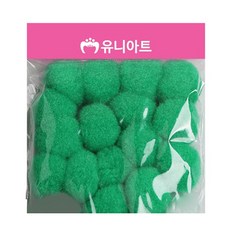 해솔 퐁퐁 스펀지 붓 30mm 초록 미술 놀이 도구 액자꾸미기