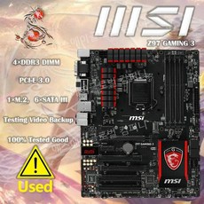 리퍼브 MSI Z97 GAMING 3 인텔 LGA 1150 DDR3 USB 3.0 ATX 마더보드