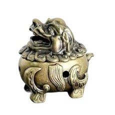 미니 향로 황동 인센스 스틱 홀더 향꼿이 해태, 미니향로09-해태, 1개, 1개