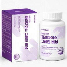 뉴트리큐브 파라다이스 그레인 버닝 72g, 1개, 120정
