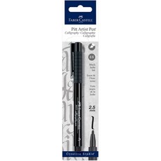 A W FABER 카스텔 USA FC800073T FC800073 피트 캘리그래피 2mm Blk Bc 블랙