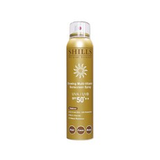 SHILLS舒兒絲-很耐曬超清爽長效約8小時亮白保濕冰鎮防曬噴霧180ml/罐-修護防禦(咖), 1件, 180ml, 修護防禦(咖)