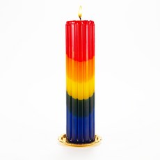 연화양초 만월 무지개원백홈초 홈초 무지개색초 기도초 법당용초, 2개