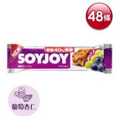 SOYJOY 大豆水果營養棒 葡萄杏仁口味, 1個