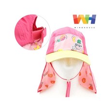 MB7 핑크파인 애플 플랩캡 키즈플랩캡