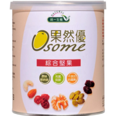 統一生機 果然優綜合堅果360公克/罐 (原味輕烘焙、充氮保鮮、無防腐劑), 360g, 1個