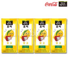 체육대회 야유회 탕비실 사무실 단체 음료조이 망고195ml 4팩, 195ml, 4개