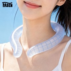 FASEN 아이스 쿨링 넥밴드 쿨스카프 넥쿨러, 1개, 그리드 1개, 그리드