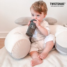 트위스트쉐이크 빨대컵 360ml, 화이트, 1개