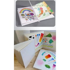 책만들기10페이지 나만의 책 그림책 북아트 재료 양장 미니북 스크랩북 DIY, 10페이지