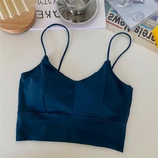 冰絲細肩帶Bra top 女上衣 背心 小可愛 秋裝 V領