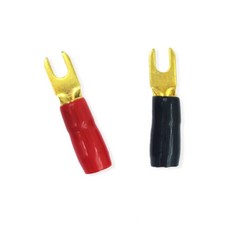 셀로트 8G링단자 Y단자 2개 접지 앰프배선 접지단자 케이블단자, 8G Y단자 블랙 2개