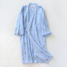 기모노 순면 유카타 일본식 호텔 홈웨어 모텔 샤워 남성용 잠옷 목욕가운