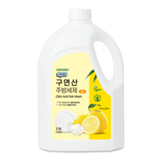 슈가버블 구연산 주방세제 레몬, 4개, 2.5L