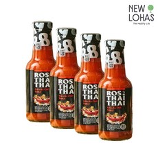 스치라차 칠리소스 스리라차소스 쓰리라차소스 스리랏차소스 스리라차 쓰리라차 다이어트소스, 4개