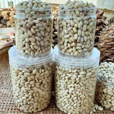 優選 新貨 雲南新鮮原味松子仁 500g/罐裝 原味去殼 烘烤熟松子仁 無添加 不漂白 罐裝堅果 休閒零食果仁, 1個, 150g