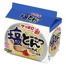 Sapporo Ichiban 鹽味豚骨拉麵, 5包