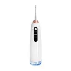 兒童電動沖牙器 行動式水牙線 充電口腔清潔洗牙器, CY2白 黑, 1個, CY2白 黑