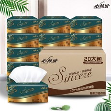 Sincere 高檔紙巾 145mmx175mm 4層加厚 40大包, 1個, 高檔原生木漿【加大加量裝】20大包
