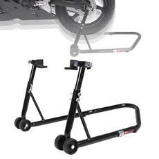 Donext 오토바이 스탠드 385.6kg(850파운드) 조절 가능한 스포츠 바이크 뒷바퀴 리프트 스윙암 패독 오렌지 5가지 높이 가능 U+L 134385 857721329