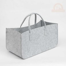디프샵 펠트 소품수납 바구니 50x25cm 그레이 세탁물