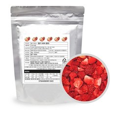 Nature 동결건조 딸기다이스 6mm, 1개, 30g