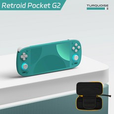 레트로이드 포켓 G2 휴대용 게임 콘솔 안드로이드 15 5.5인치 1080P AMOLED 화면 5000mAh 홀 이펙트 조이스틱 RP G2 게임 콘솔, [04] RPG2 Blue add bag
