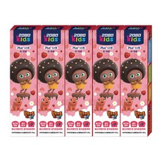 2080 키즈알파 베리믹스(6-9세) 어린이 치약, 80g, 5개