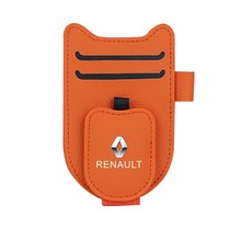 르노 그랑콜레오스 선글라스 안경 클립 홀더 카드 보관 필랑트 QM6 세닉 아르카나 악세사리 용품, 1개, 05 오렌지