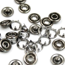 가시도트 11mm 흑니켈 10개 1셋 (링가시단추)