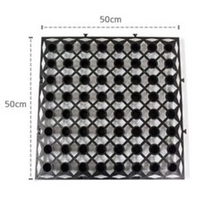 조경용 배수판 투수펫 50cmx50cm 높이3cm 옥상 조경 잔디 텃밭 다용도, 1개