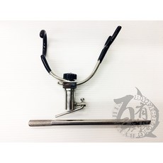 百有釣具 B029 白鐵可調式置竿架 (單邊/雙邊) - 超值釣竿架推薦