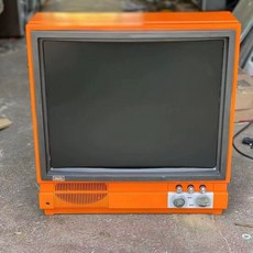 브라운관 티비 옛날 텔레비전 전시장 포토존 소품, J. 17인치 오렌지+카메라 (카메라 랜덤), 17인치 오렌지+카메라 카메라랜덤발송