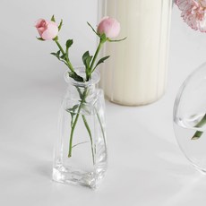 유리 미니 화병 디퓨저 용기, 직사각무지, 1개, 직사각무지, 123ml