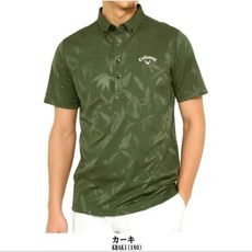 Callaway男子春夏高爾夫球衫(棕梠葉浮紋)-透氣舒適，時尚有型